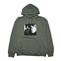 2PAC TUPAC トゥパック スウェットパーカー ラップスウェット オリーブ カーキ FINGER PHOTO HOODIE
