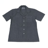 実物 未使用デッドストック 米軍 GENERAL PURPOSE SMOCK ショートスリーブ シャツ GRAY染め Waiper inc.