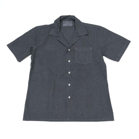 実物 未使用デッドストック 米軍 GENERAL PURPOSE SMOCK ショートスリーブ シャツ GRAY染め Waiper inc.