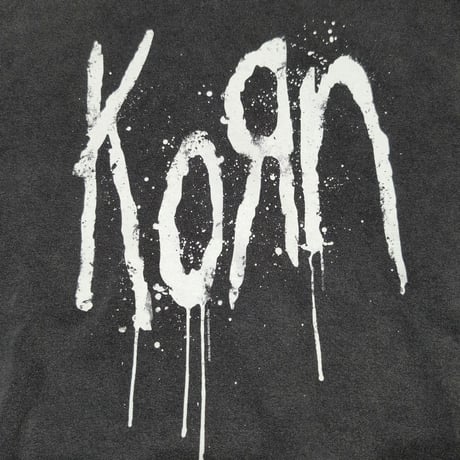 KORN コーン スウェットパーカー フーディー バンドスウェット チャコールグレー Still A Freak HOODIE STONE WASH