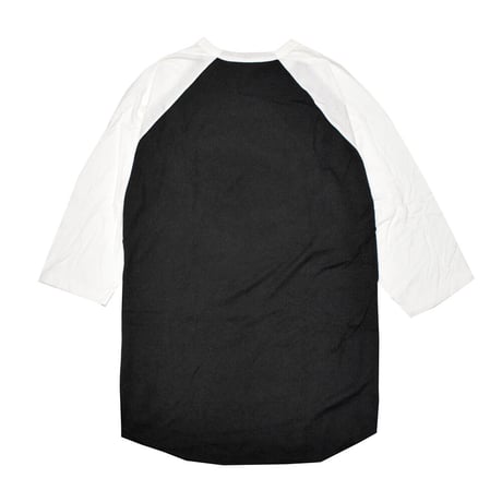 FOO FIGHTERS フーファイターズ 7分袖 ラグラン Tシャツ バンドTシャツ ブラック/ホワイト RAY GUN RAGLAN TEE