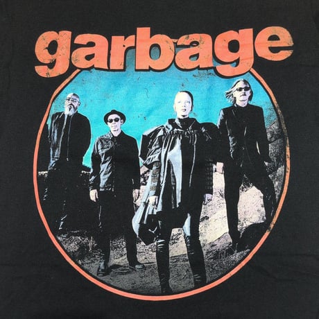 GARBAGE ガービッジ Tシャツ バンドTシャツ ブラック Band S/S TEE