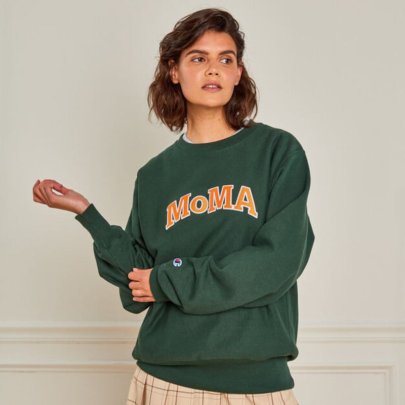 MoMA x CHAMPION モマxチャンピオン リバースウィーブ クルー MoMA x CHAMPION モマxチャンピオン リバースウィーブ クルー