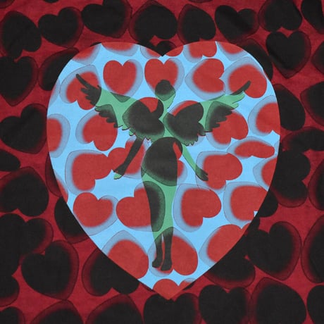 NIRVANA ニルヴァーナ Tシャツ バンドTシャツ マルーン HEART SHAPED BOX DYE S/S TEE