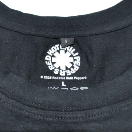 RED HOT CHILI PEPPERS レッドホットチリペッパーズ Tシャツ バンドTシャツ ブラック The Getaway Tracklist S/S TEE Premium Carbon