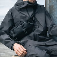 OXFORD BLUE オックスフォードブルー ファー付 オイルドジャケット