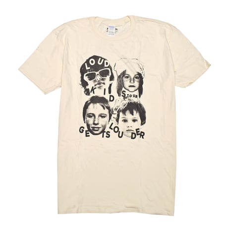 MANESKIN マネスキン Tシャツ バンドTシャツ ナチュラル LOUD KIDS EUROPEAN TOUR '23 S/S TEE