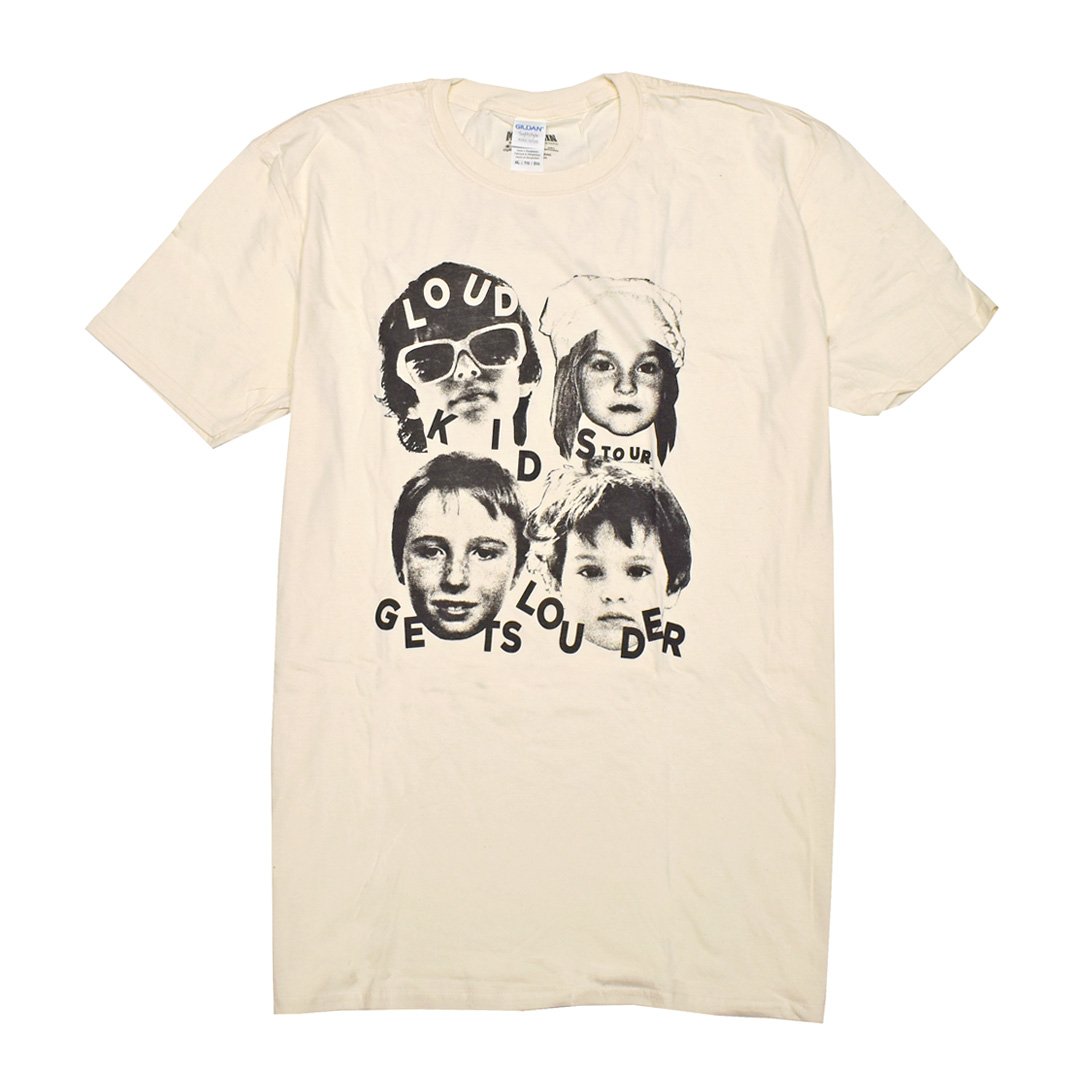 MANESKIN マネスキン Tシャツ バンドTシャツ ナチュラル LOUD KIDS EUR