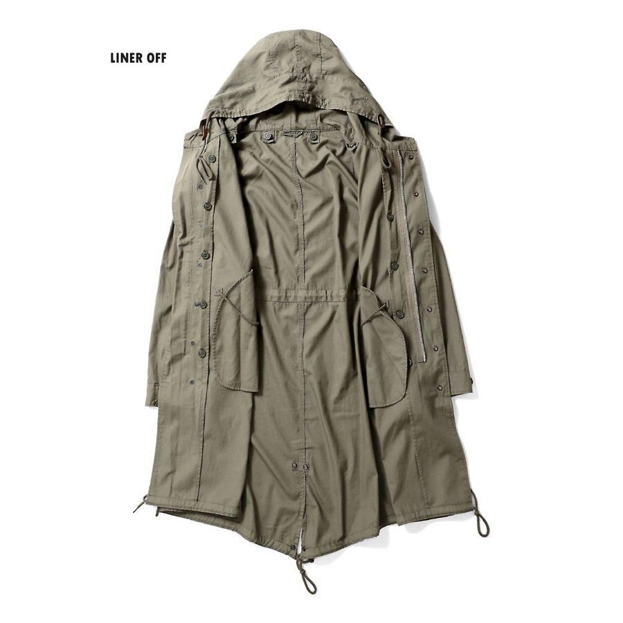 HOUSTON ヒューストン モッズコート モッズパーカ オリーブ OLIVE-DRAB