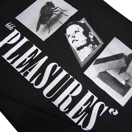 PLEASURES　プレジャーズ　Tシャツ　ブラック　LIFE OR DEATH　p19p101031