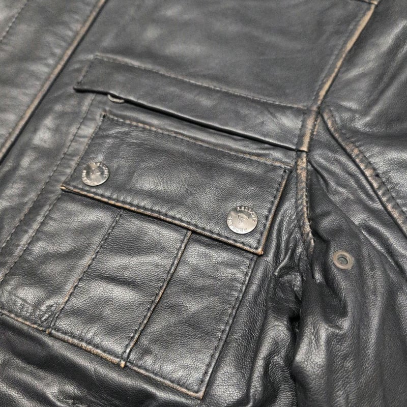 RED SKINS レッドスキン レザージャケット ブラック leeward RED SKINS レッドスキン レザージャケット ブラック leeward