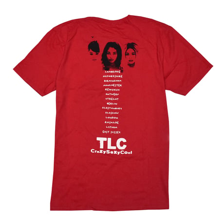 TLC ティーエルシー Tシャツ ラップTシャツ レッド CeleBraTion Of CSC European Tour 2022 S/S TEE