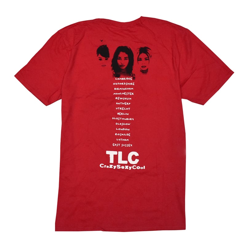 TLC ティーエルシー Tシャツ ラップTシャツ レッド CeleBraTion