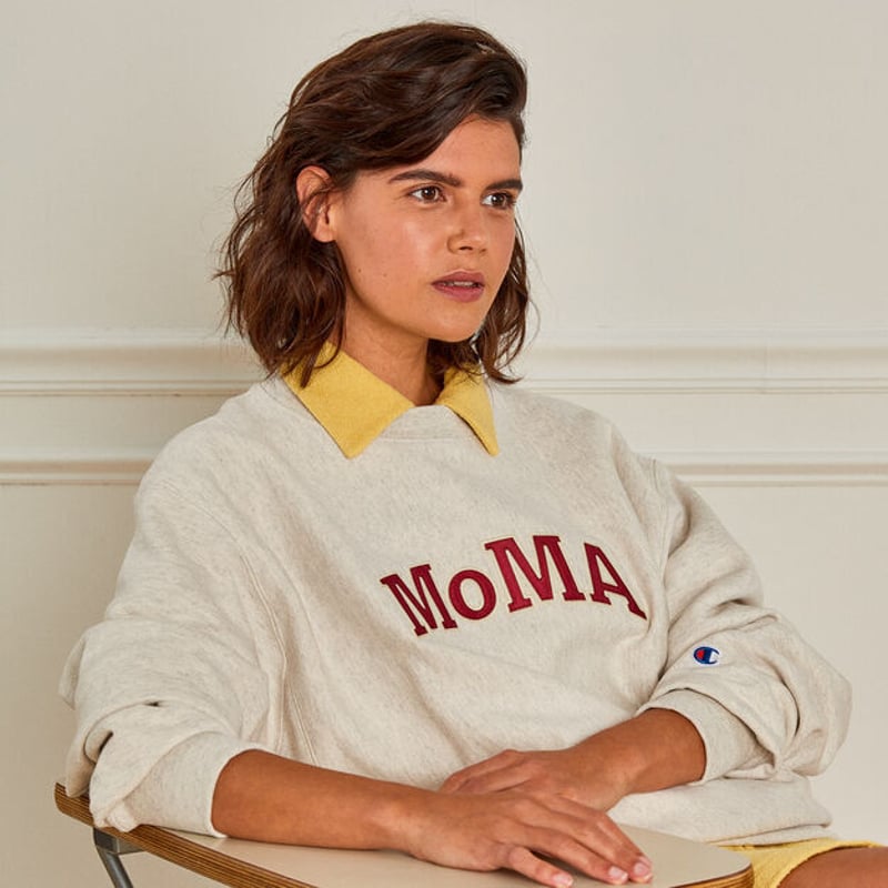MoMA x CHAMPION モマxチャンピオン リバースウィーブ クルーネック