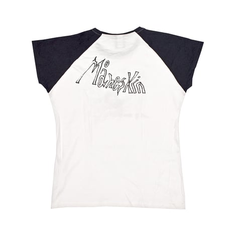 MANESKIN マネスキン レディース Tシャツ バンドTシャツ ブラック MINI DOODLES S/S TEE