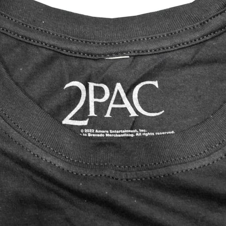 2PAC TUPAC トゥパック Tシャツ ラップTシャツ ブラック  Mural 1971 S/S TEE