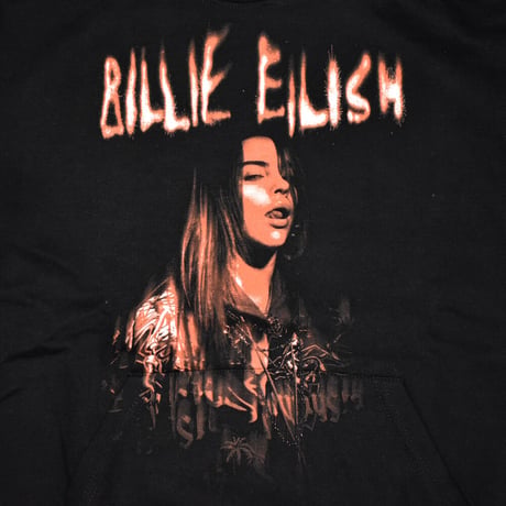 BILLIE EILISH ビリーアイリッシュ スウェットパーカー フーディー ブラック SPOOKY LOGO HOODIE