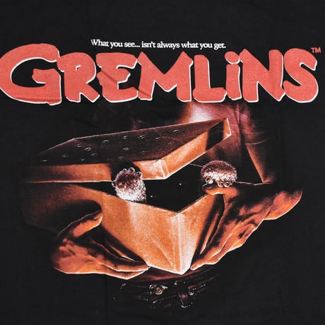 GREMLINS グレムリン ロンTEE ブラック GREMLINS WHAT IT SEEMS