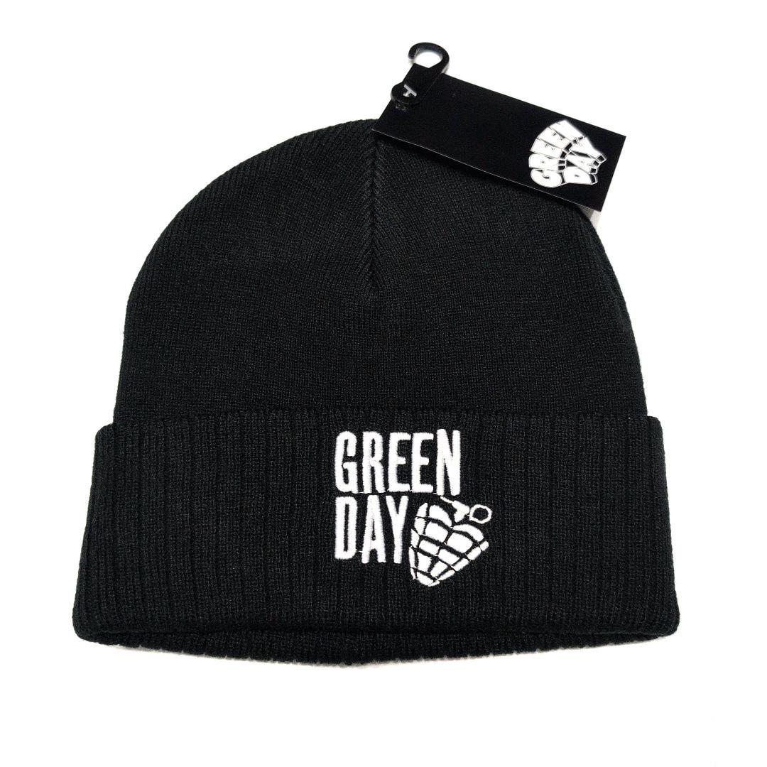 GREEN DAY グリーンデイ ニットキャップ ビーニー ブラック Stacked
