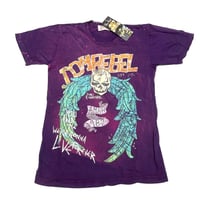 DOM REBEL ドムレーベル Tシャツ パープル AMOR