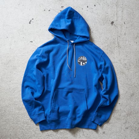 ANASOLULE アナソルール フーディー ロイヤルブルー BlankGeneration Logo-Hoodie asl-p12