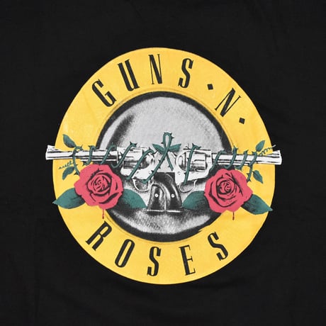 GUNS N' ROSES  GN'R ガンズアンドローゼズ Tシャツ バンドTシャツ ブラック CLASSIC LOGO S/S TEE