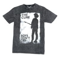 THE CURE ザ・キュアー Tシャツ バンドTシャツ チャコールグレー BOYS DON'T CRY BLACK & WHITE S/S TEE STONE WASH
