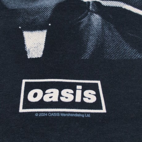 OASIS オアシス Tシャツ バンドTシャツ ブラック NOEL & LIAM SQUARE PHOTO S/S TEE