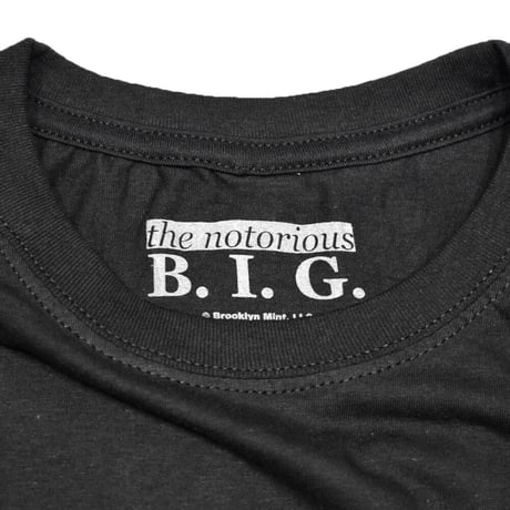 NOTORIOUS B.I.G. ノトーリアスビーアイジー BIGGIE ビギー Tシャツ ラップTシャツ ブラック SPREAD THE LOVE S/S TEE