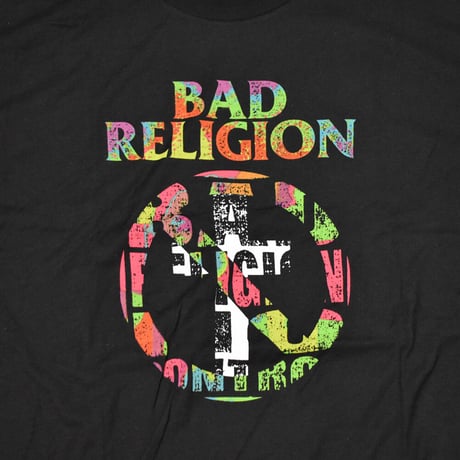 BAD RELIGION バッドレリジョン Tシャツ バンドTシャツ ブラック NO CONTROL BUSTER S/S TEE