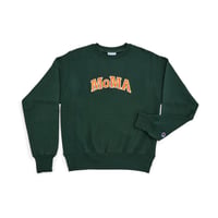 MoMA x CHAMPION モマxチャンピオン リバースウィーブ クルーネックスウェット グリーン REVERSE WEAVE CREW SWEATSHIRT GREEN