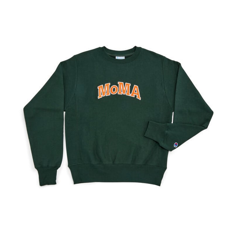 MoMA x CHAMPION モマxチャンピオン リバースウィーブ クルーネックスウェット ...