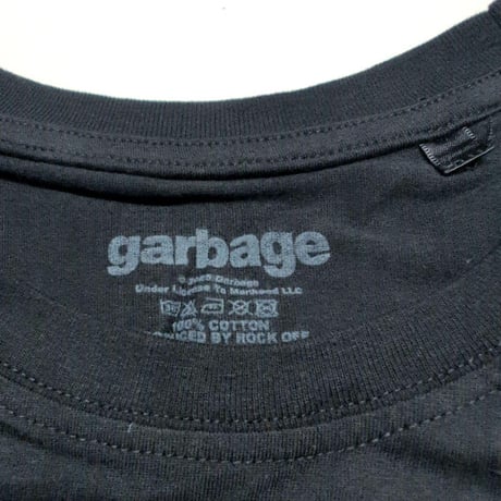 GARBAGE ガービッジ Tシャツ バンドTシャツ ブラック Band S/S TEE