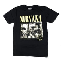 NIRVANA ニルヴァーナ Tシャツ バンドTシャツ ブラック Nevermind '91 Hotel Photo S/S TEE Premium Carbon
