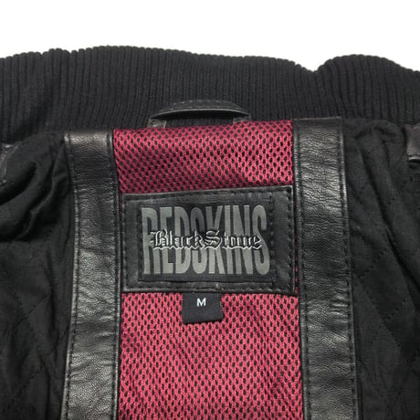 RED SKINS レッドスキン レザージャケット ブラック leeward