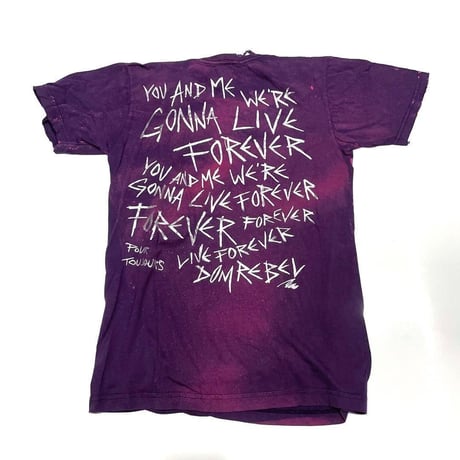 DOM REBEL ドムレーベル Tシャツ パープル AMOR