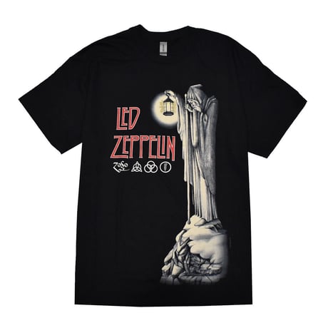 LED ZEPPELIN レッドツェッペリン Tシャツ バンドTシャツ ブラック HERMIT S/S TEE