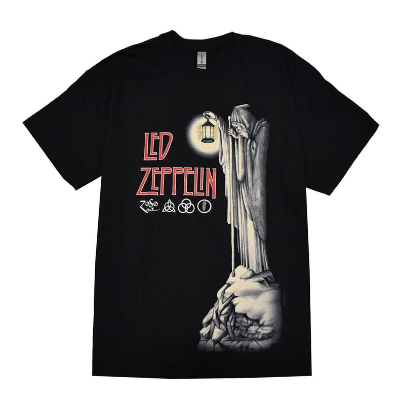 LED ZEPPELIN レッドツェッペリン Tシャツ バンドTシャツ ブラック