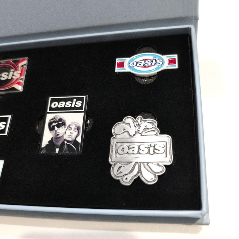 OASIS オアシス ピンバッヂ セット バンド小物 Logos PIN BADGE SET