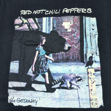 RED HOT CHILI PEPPERS レッドホットチリペッパーズ Tシャツ バンドTシャツ ブラック The Getaway Tracklist S/S TEE Premium Carbon