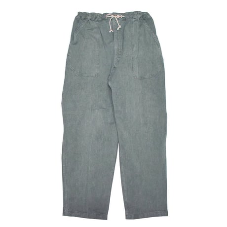実物 スイス軍 ヴィンテージ デニム リメイク イージーパンツ SWISS ARMY VINTAGE DENIM REMAKE PANT