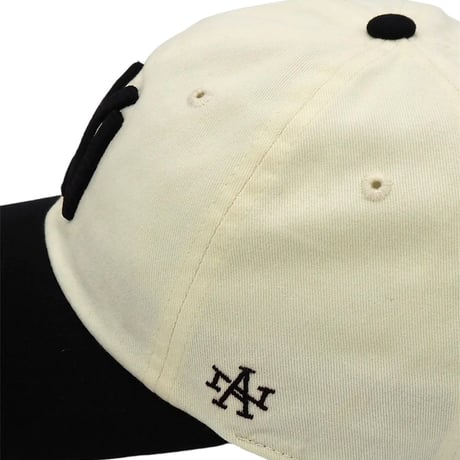 AMERICAN NEEDLE アメリカンニードル ベースボールキャップ オフホワイト BALLPARK NY BLACK YANKEES SMU674B-NY