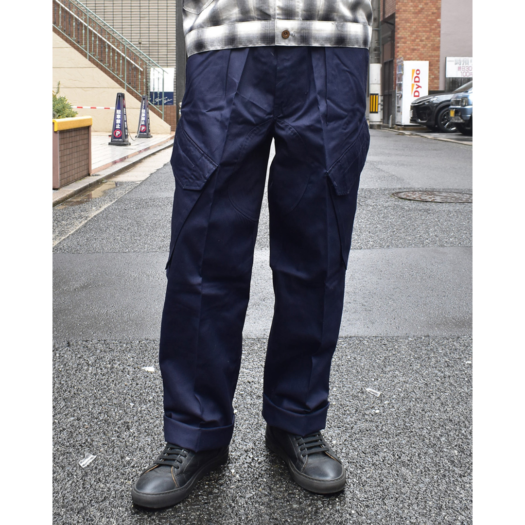 Re:poris レポリス カーゴパンツ　紺 ROYAL NAVY イギリス軍 カーゴパンツ ネイビーブルー COMBAT PCS