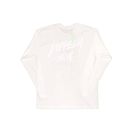 LONELY論理 ロンリ ロンTEE ホワイト LONELY SLAYER V LONG SLEEVE LT41