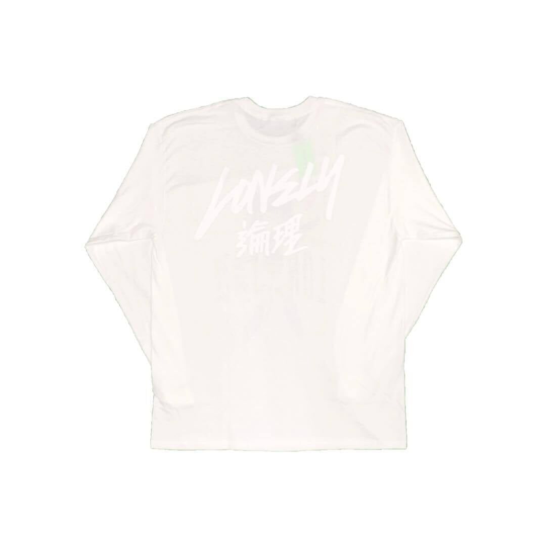 lonely 論理　ロンT LONELY論理 ロンリ ロンTEE ホワイト LONELY SLAYER V LONG SL