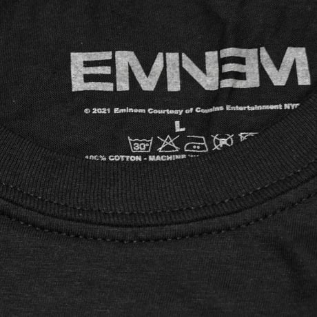 EMINEM エミネム Tシャツ ラップTシャツ ブラック LETTERS S/S TEE