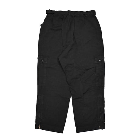 実物 未使用品デッドストック イタリア軍 ワークパンツ ブラック染め ITALIAN AIR FORCE WORK PANT