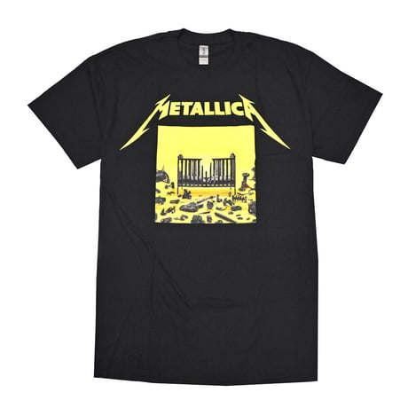 METALLICA メタリカ Tシャツ バンドTシャツ ブラック 72 SEASONS SQUARED COVER S/S TEE