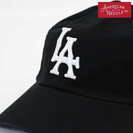 AMERICAN NEEDLE アメリカンニードル ベースボールキャップ ブラック BALLPARK LOS ANGELES SMU674A-LOSA