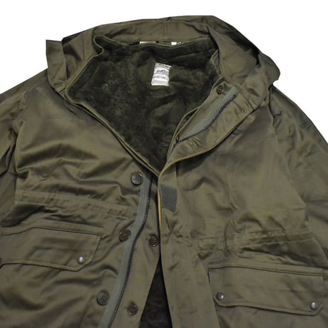 実物 未使用品 デッドストック フランス軍 M-64 パーカ コート ライナー付き オリーブ M-64 PARKA OD